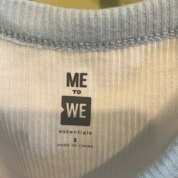 PACSUN Long Sleeve Thin Ribbed Shirt with Cutouts at Shoulders. Size S. - Picture 5 of 5